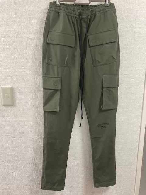 スキニーカーゴパンツ、多品種、多サイズ、小ロットオリジナル生産