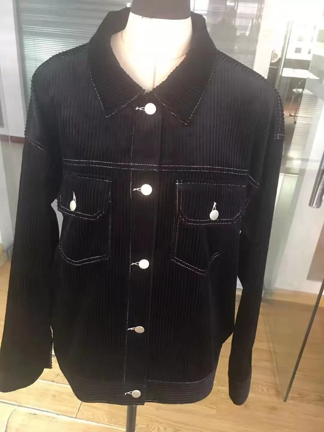 コーデユロイジャケット小ロット生産オリジナルOEM