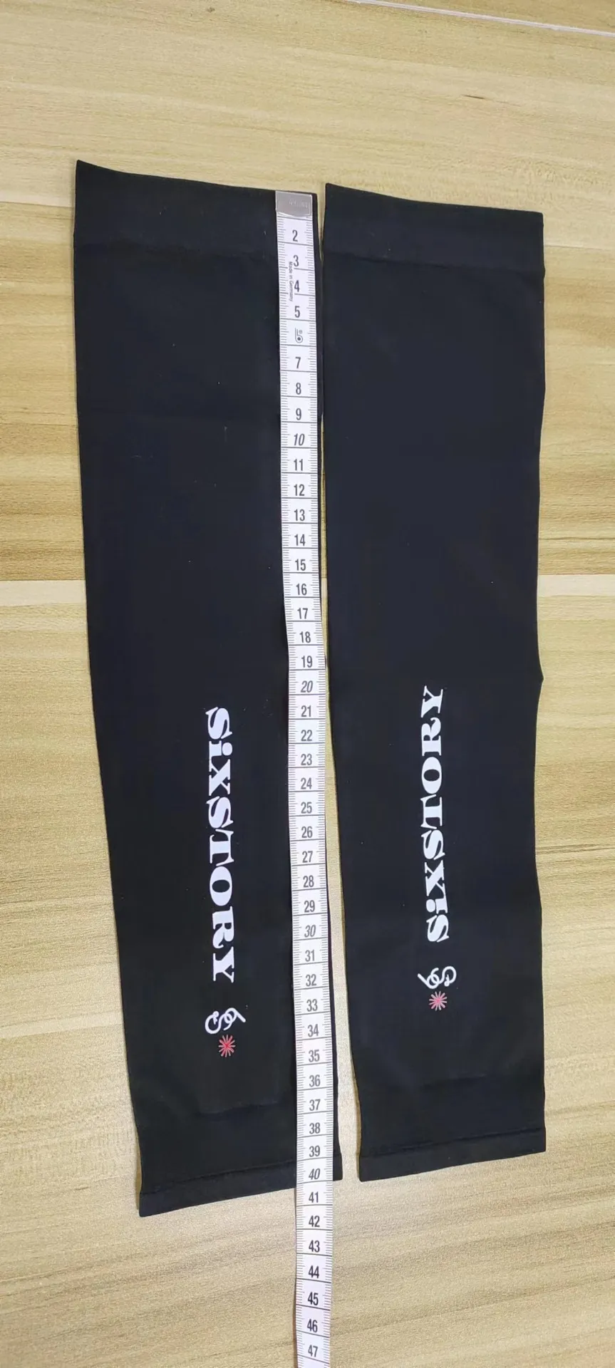 アームカバーの既製品にプリント、オリジナル小ロットOEM生産