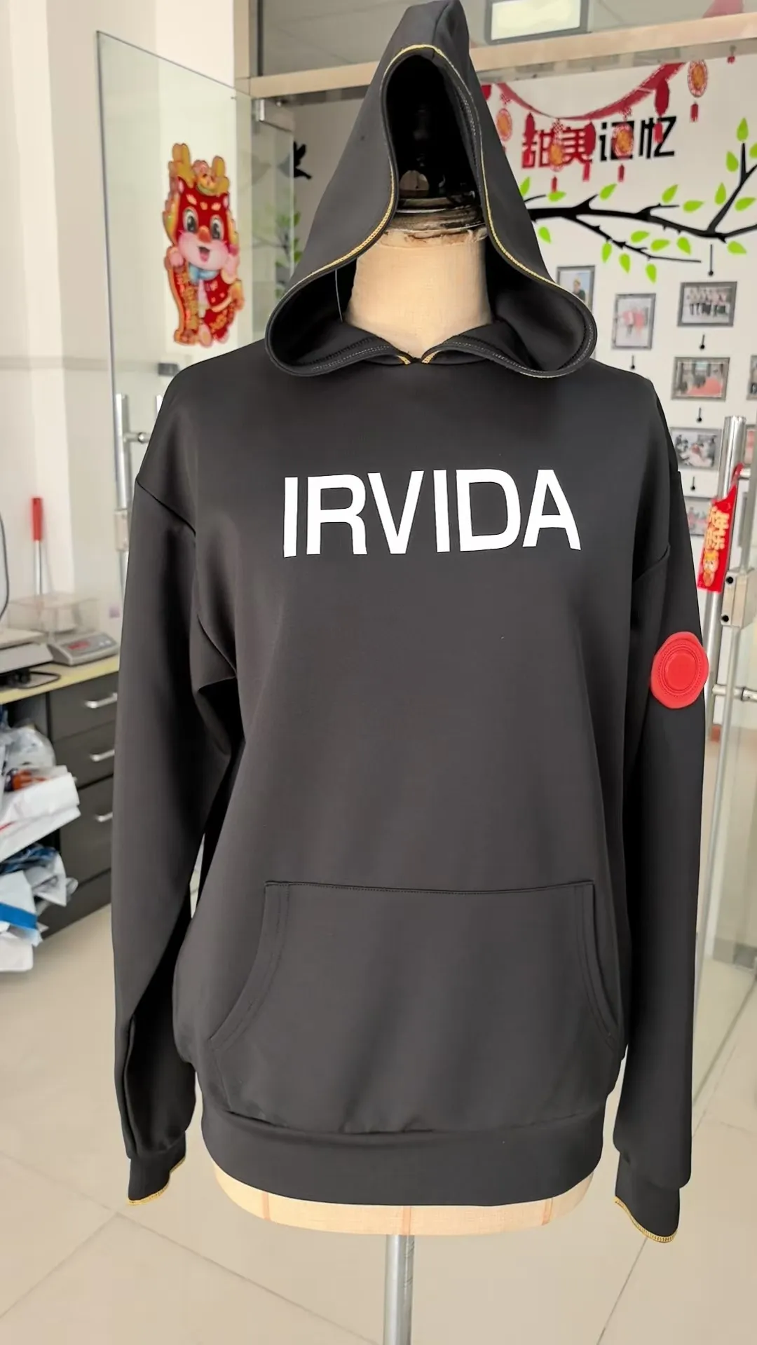 ジップパーカー、パーカーのデザイン性のある商品の小ロット、OEM生産